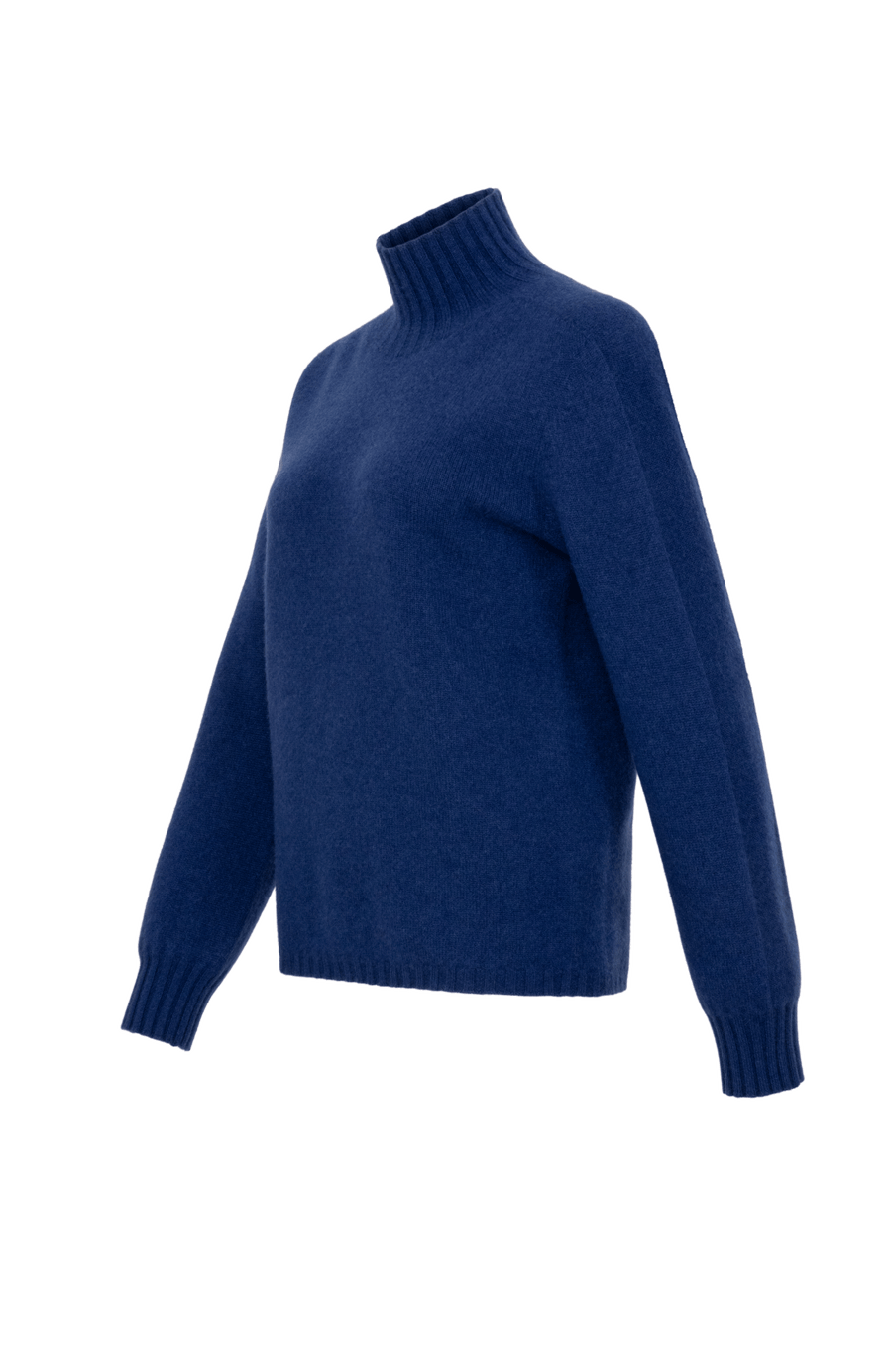 Cashmere sweater with stand-up collar - Hana
