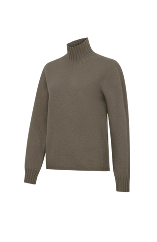 Kaschmirpullover mit Stehkragen - Hana