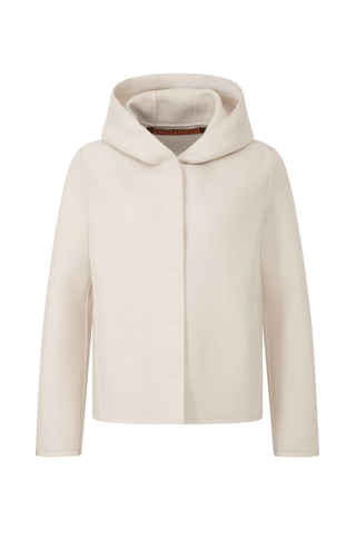 Patrizia Hooded Cooked Wool Jacket