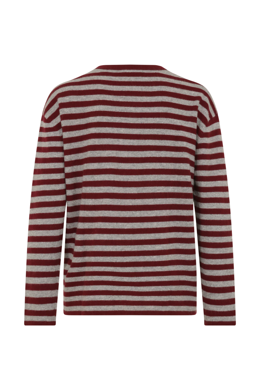 Pullover mit Streifen aus reinem Kaschmir