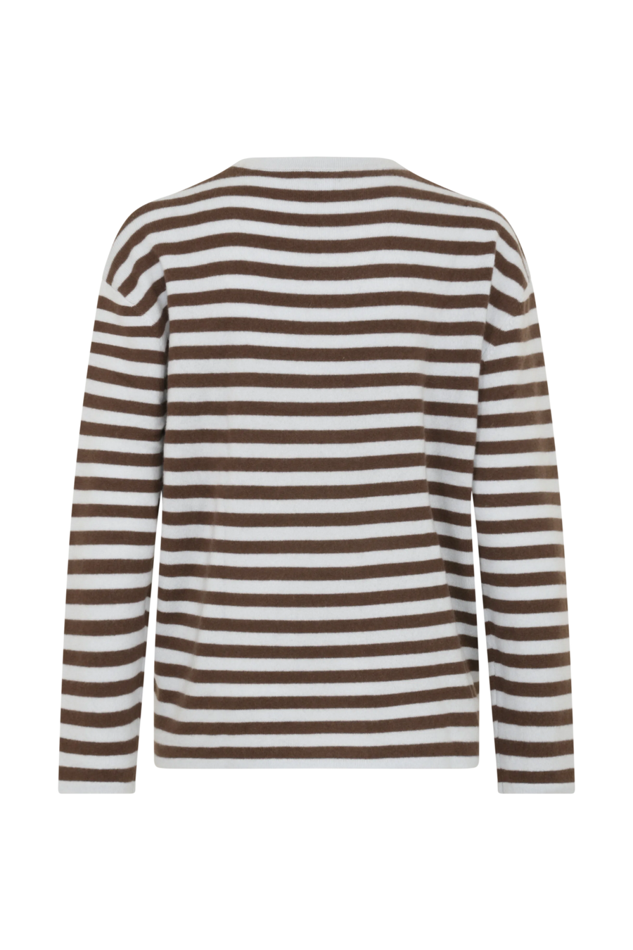 Pullover mit Streifen aus reinem Kaschmir