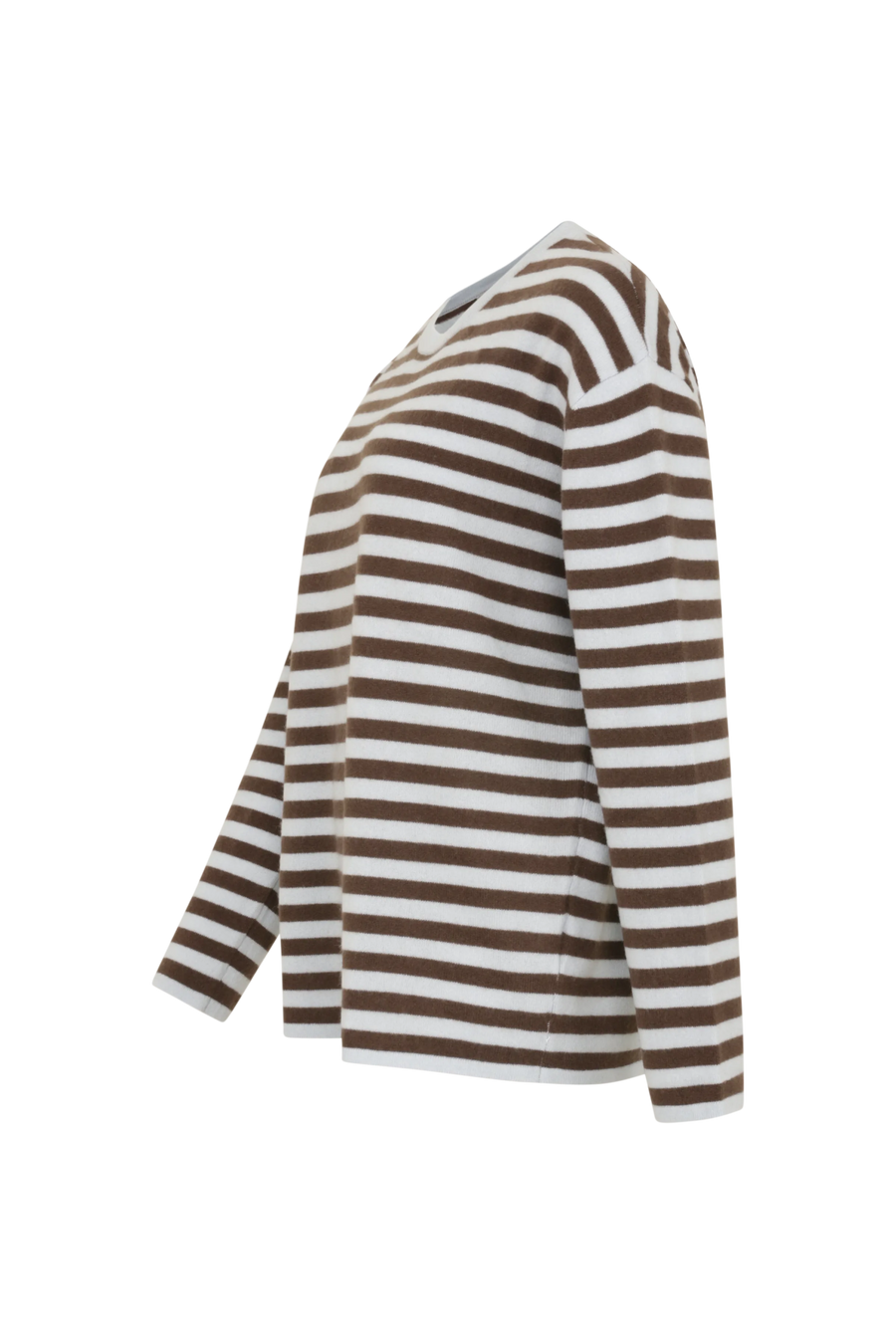 Pullover mit Streifen aus reinem Kaschmir