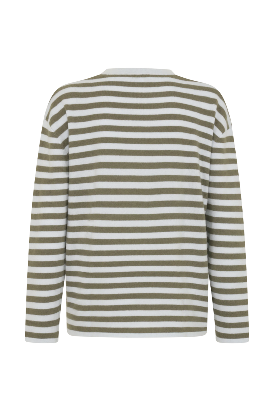 Pullover mit Streifen aus reinem Kaschmir