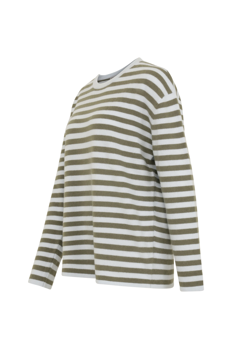 Pullover mit Streifen aus reinem Kaschmir