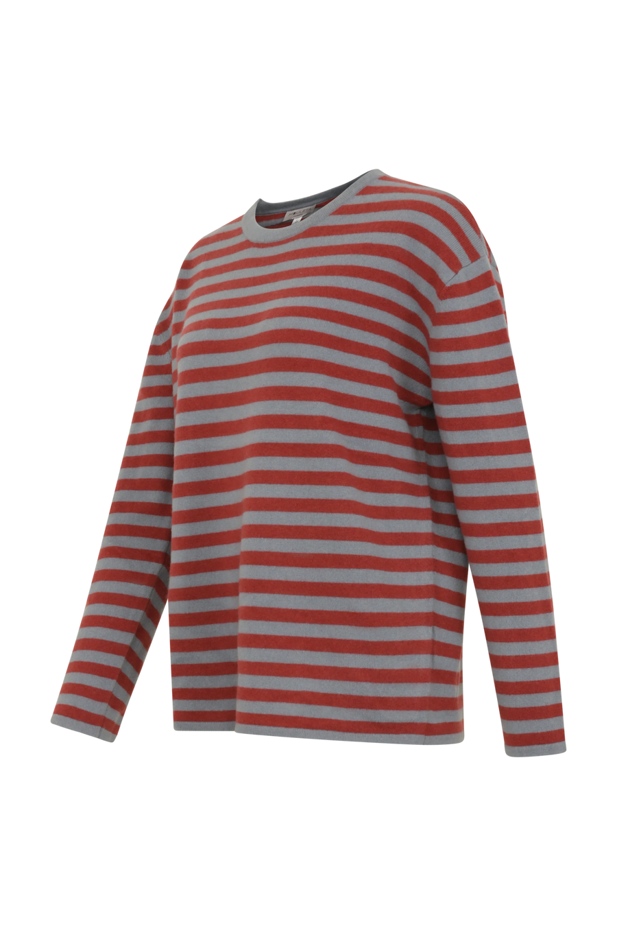 Pullover mit Streifen aus reinem Kaschmir