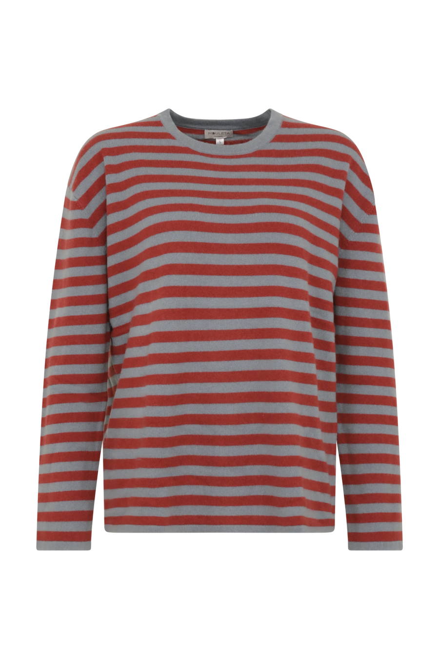 Pullover mit Streifen aus reinem Kaschmir