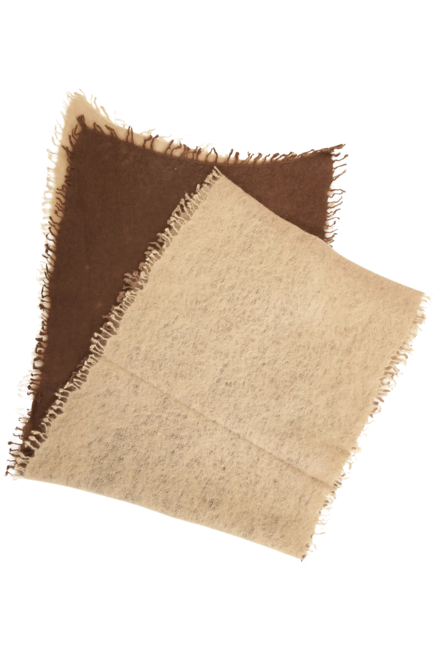 Zweifarbiger Kaschmir-Schal aus 100 % reinem Kaschmir - 622600SH