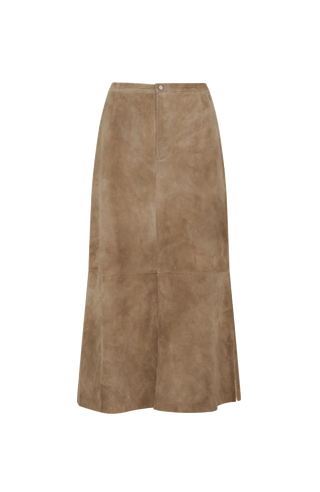 Rock aus Veloursleder - Sophia