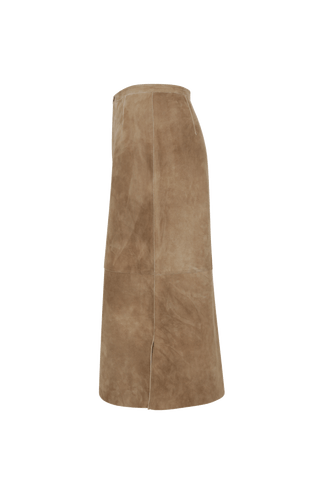 Rock aus Veloursleder - Sophia