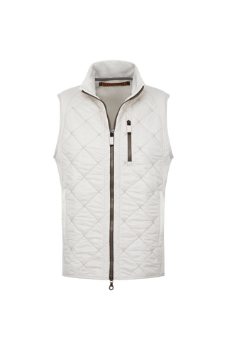 Lucas2.0 lightly padded vest with Italian Felpa