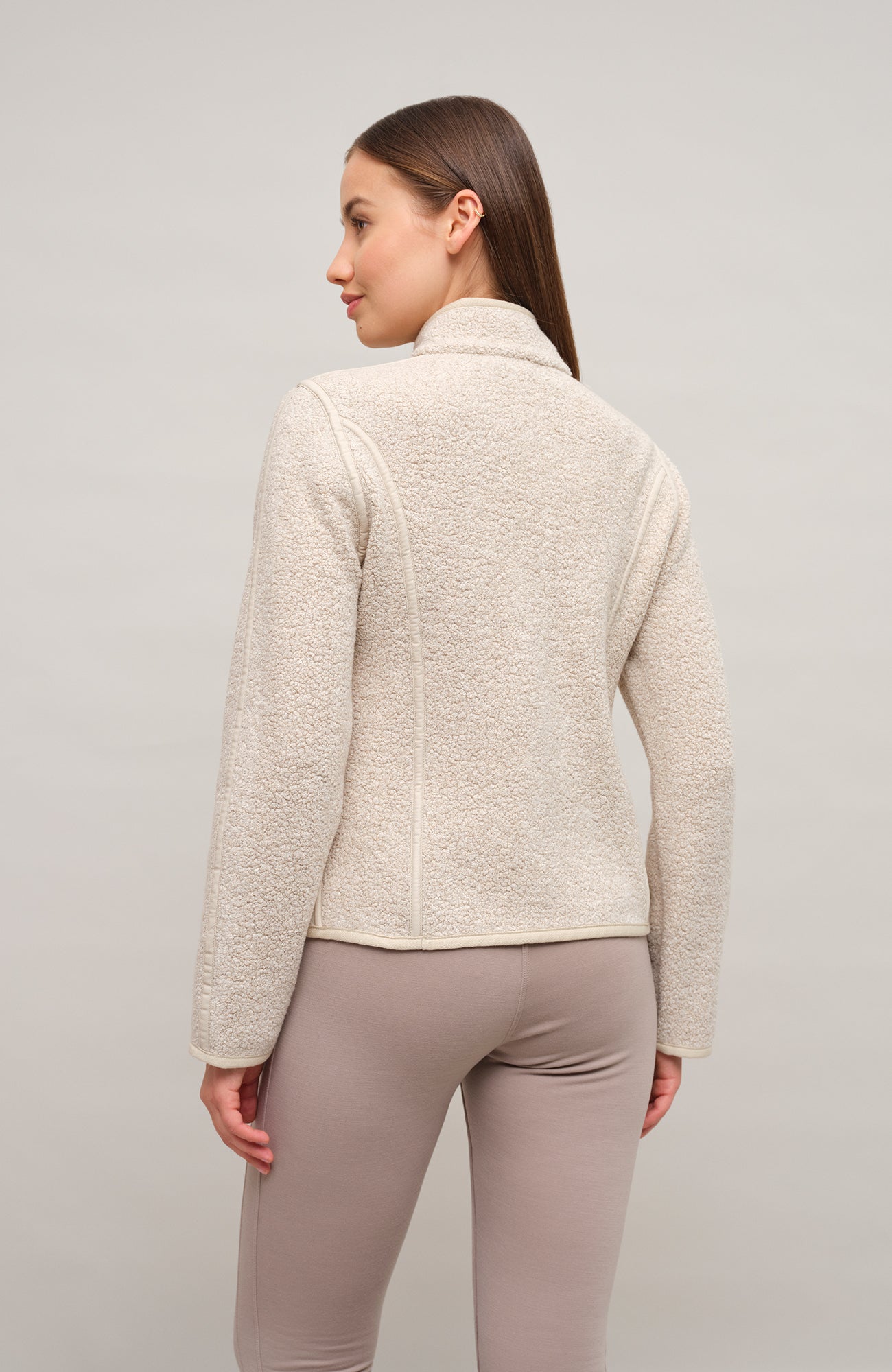 Jacke aus Cashmere Teddy - Clara-CT