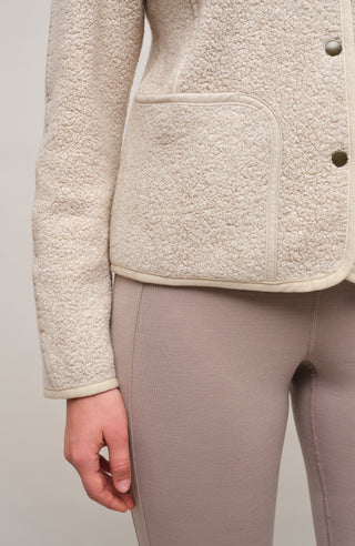 Jacke aus Cashmere Teddy - Clara-CT