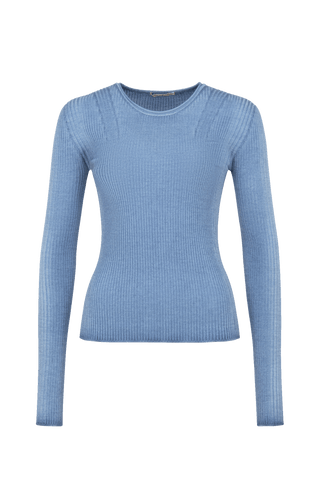 AvrilDyed crew neck long sleeve shirt