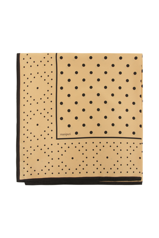 Silk scarf with polka dots – 65 silk