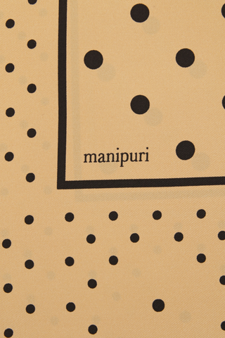 Silk scarf with polka dots – 65 silk