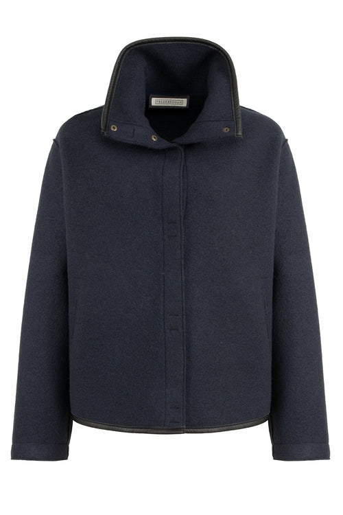 Veste en laine bouillie - Delia