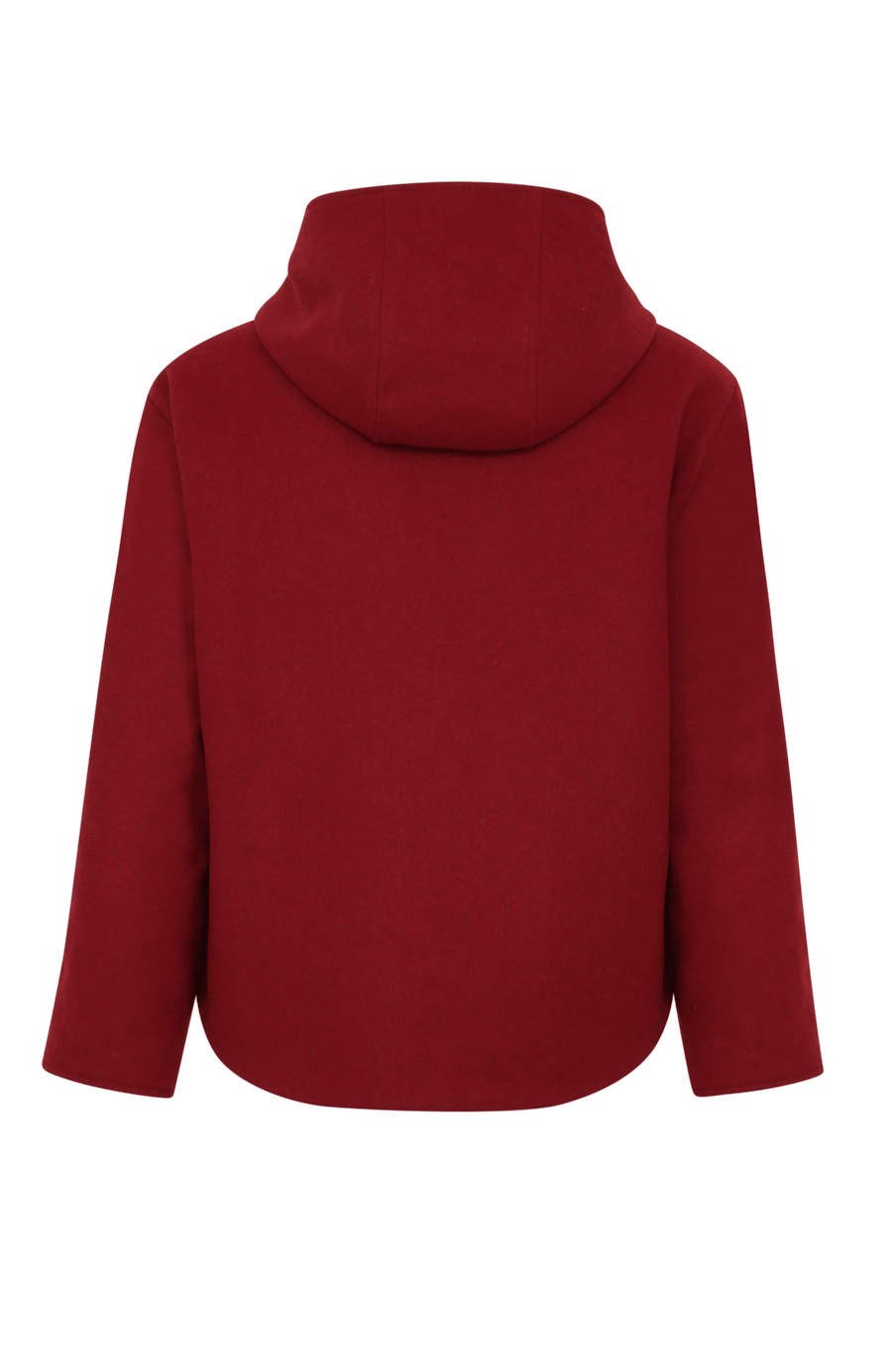 Jacke mit Kapuze aus Loden und Quilt - Joelle