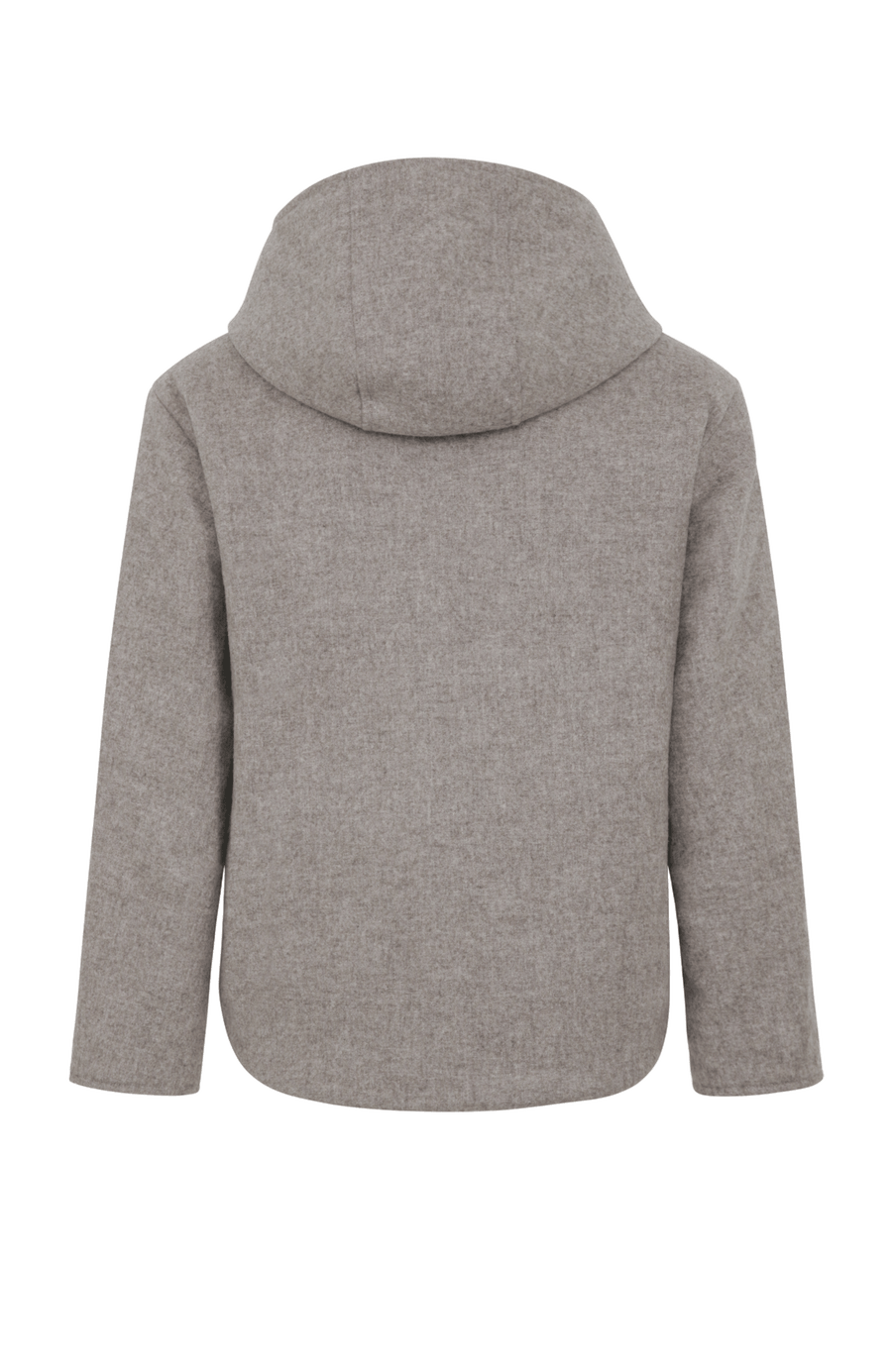 Jacke mit Kapuze aus Loden und Quilt - Joelle