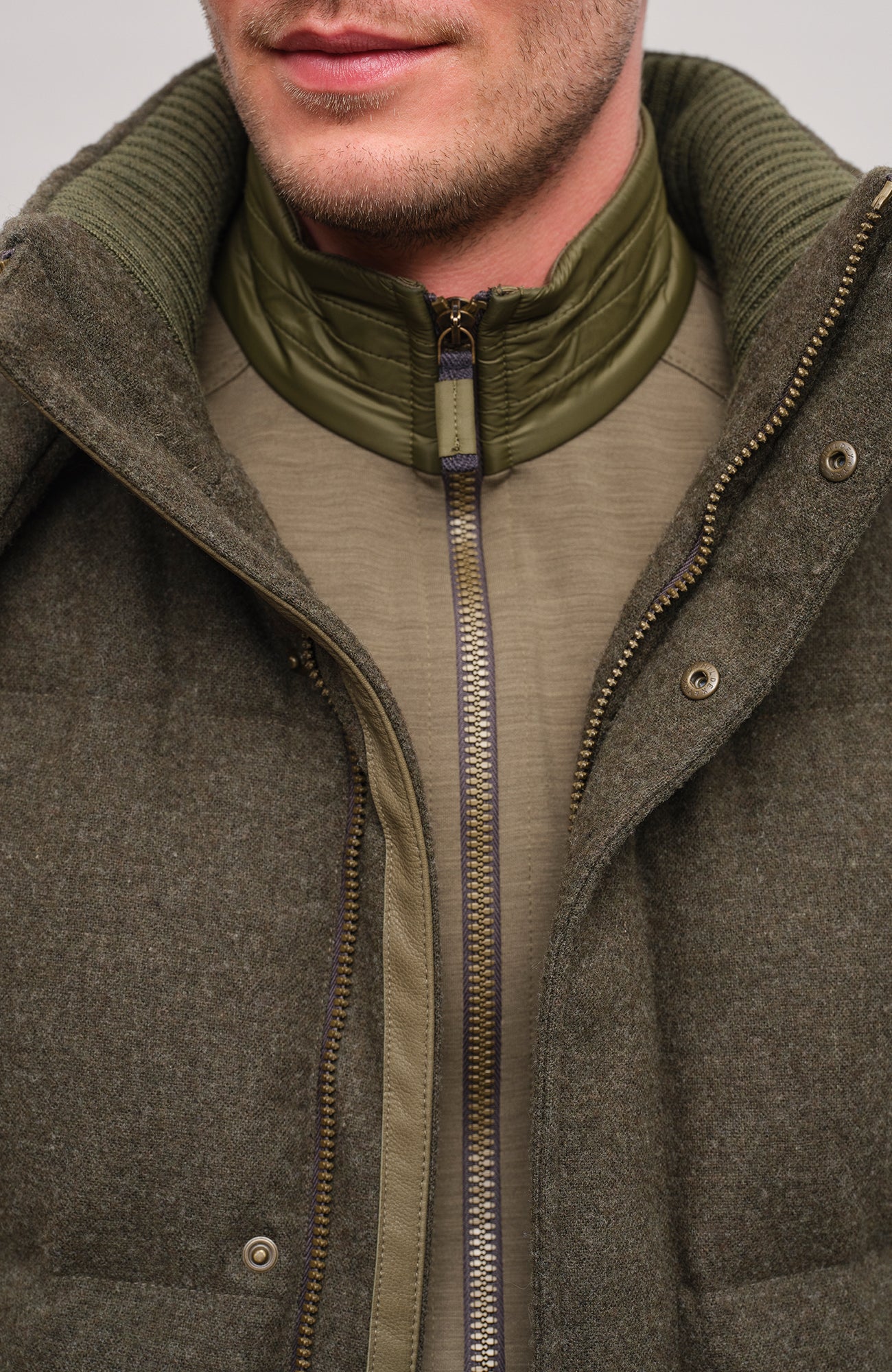 Winterjacke aus Loden- Teddy-L
