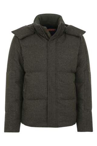 Winterjacke aus Loden- Teddy-L