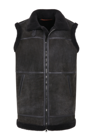 Lammfellweste  - Vicki-MV