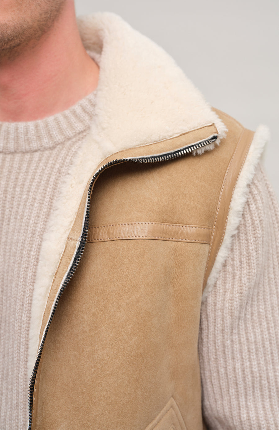 Shearling Vest - Elias-MV
