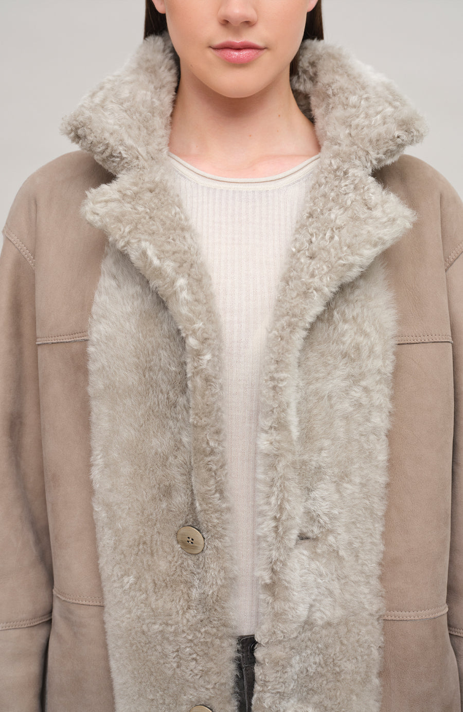 Manteau en peau d'agneau - Johanna