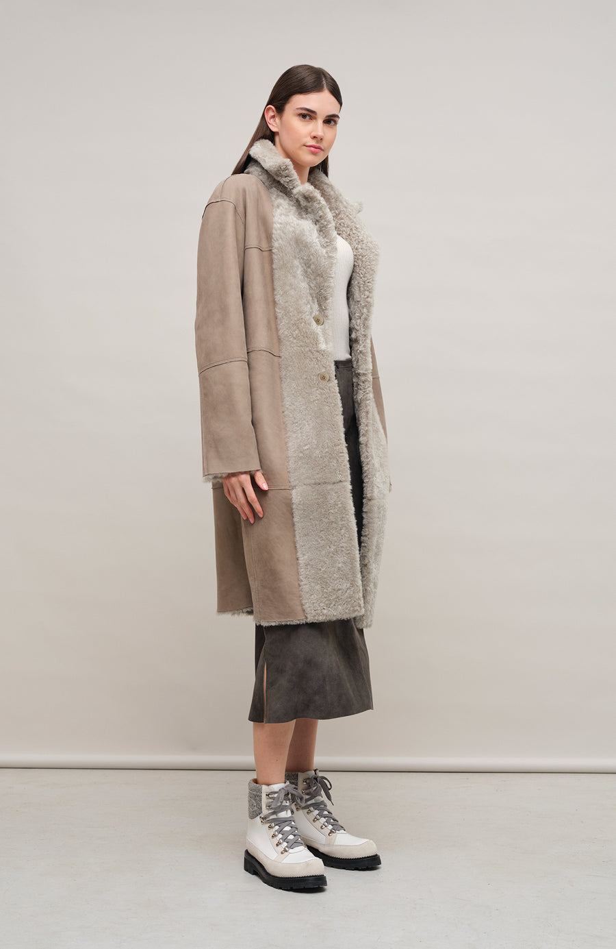 Manteau en peau d'agneau - Johanna