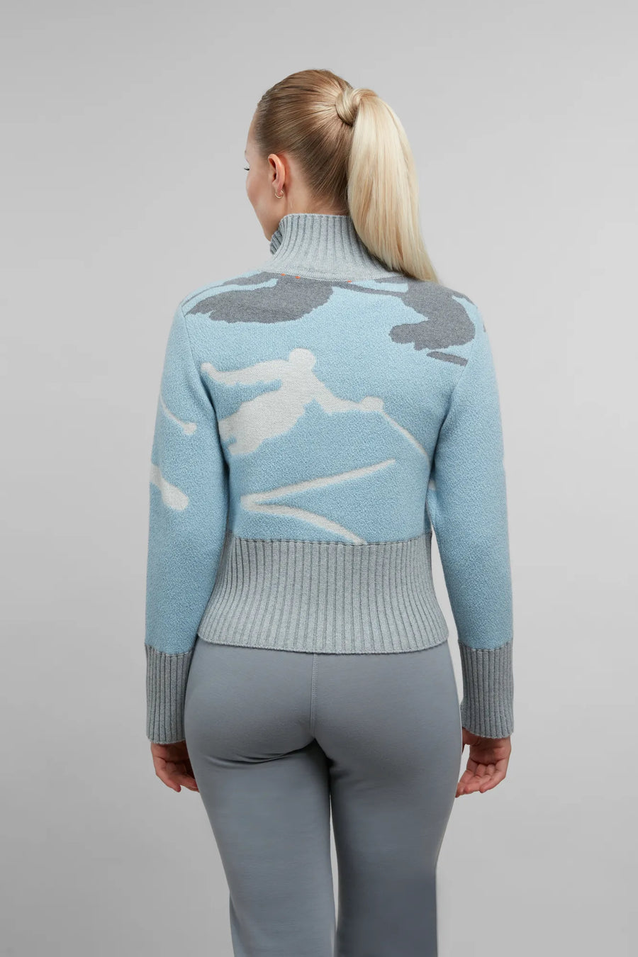 Ski Jumper with Skier Motif - Ingrid-ME