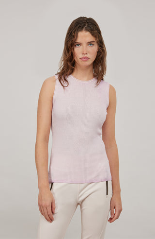 Ärmelloses Strickshirt - LaviniaDyed