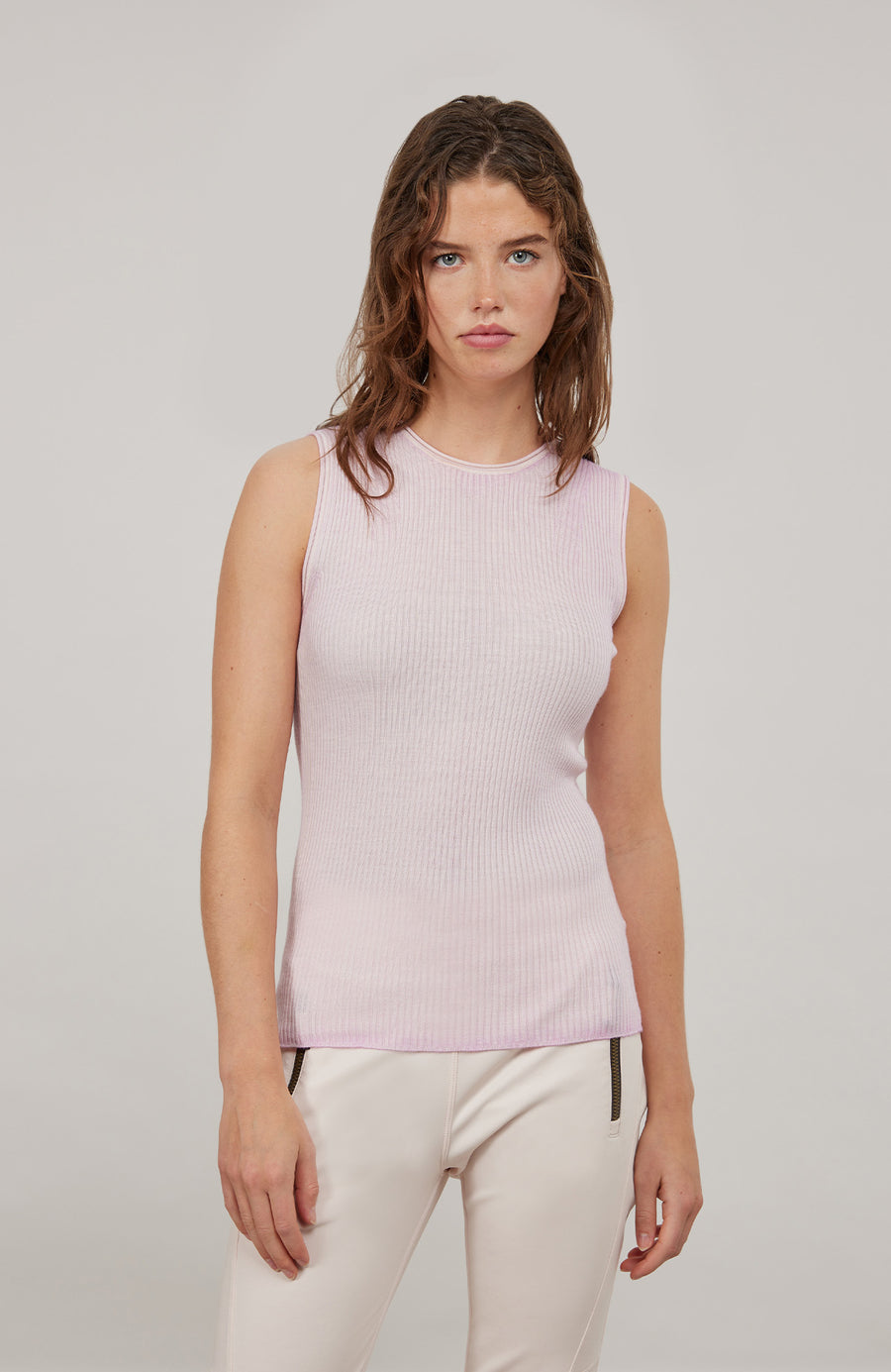 Ärmelloses Strickshirt - LaviniaDyed