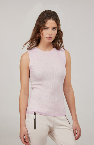 Ärmelloses Strickshirt - LaviniaDyed