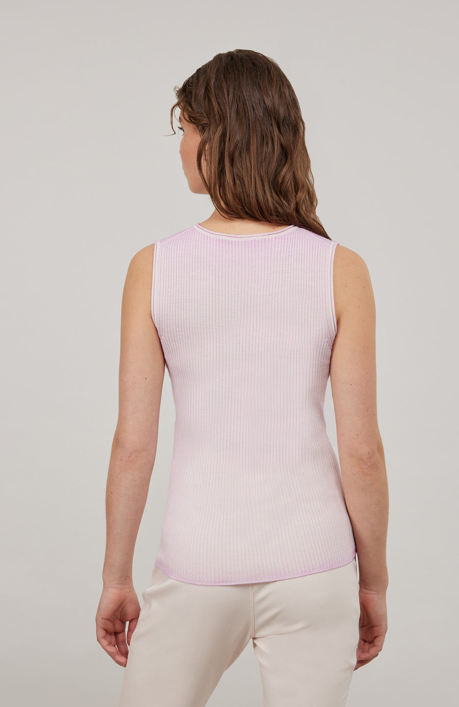 Ärmelloses Strickshirt - LaviniaDyed