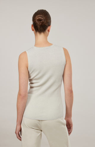 Ärmelloses Strickshirt - LaviniaDyed