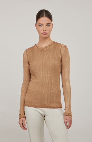 Ärmelloses Strickshirt - LaviniaDyed