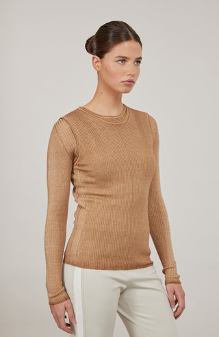 Ärmelloses Strickshirt - LaviniaDyed