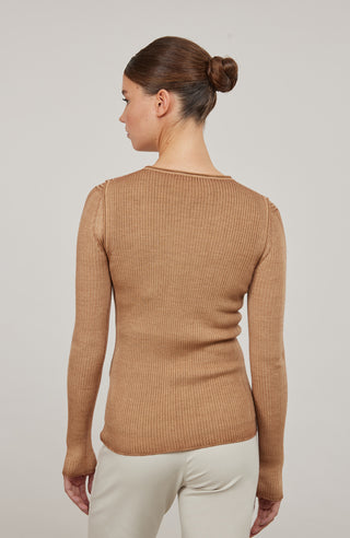 Ärmelloses Strickshirt - LaviniaDyed