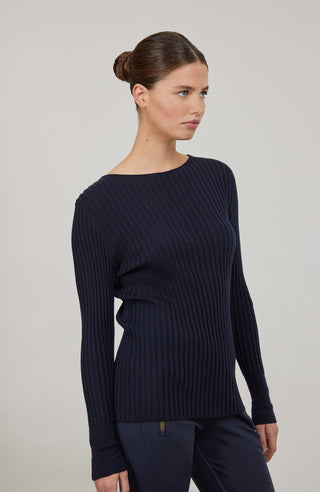 Rundhalspullover - Camelia-RB