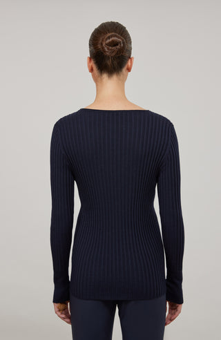 Rundhalspullover - Camelia-RB