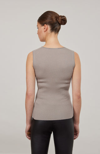 Ärmelloses Strickshirt - Lavinia