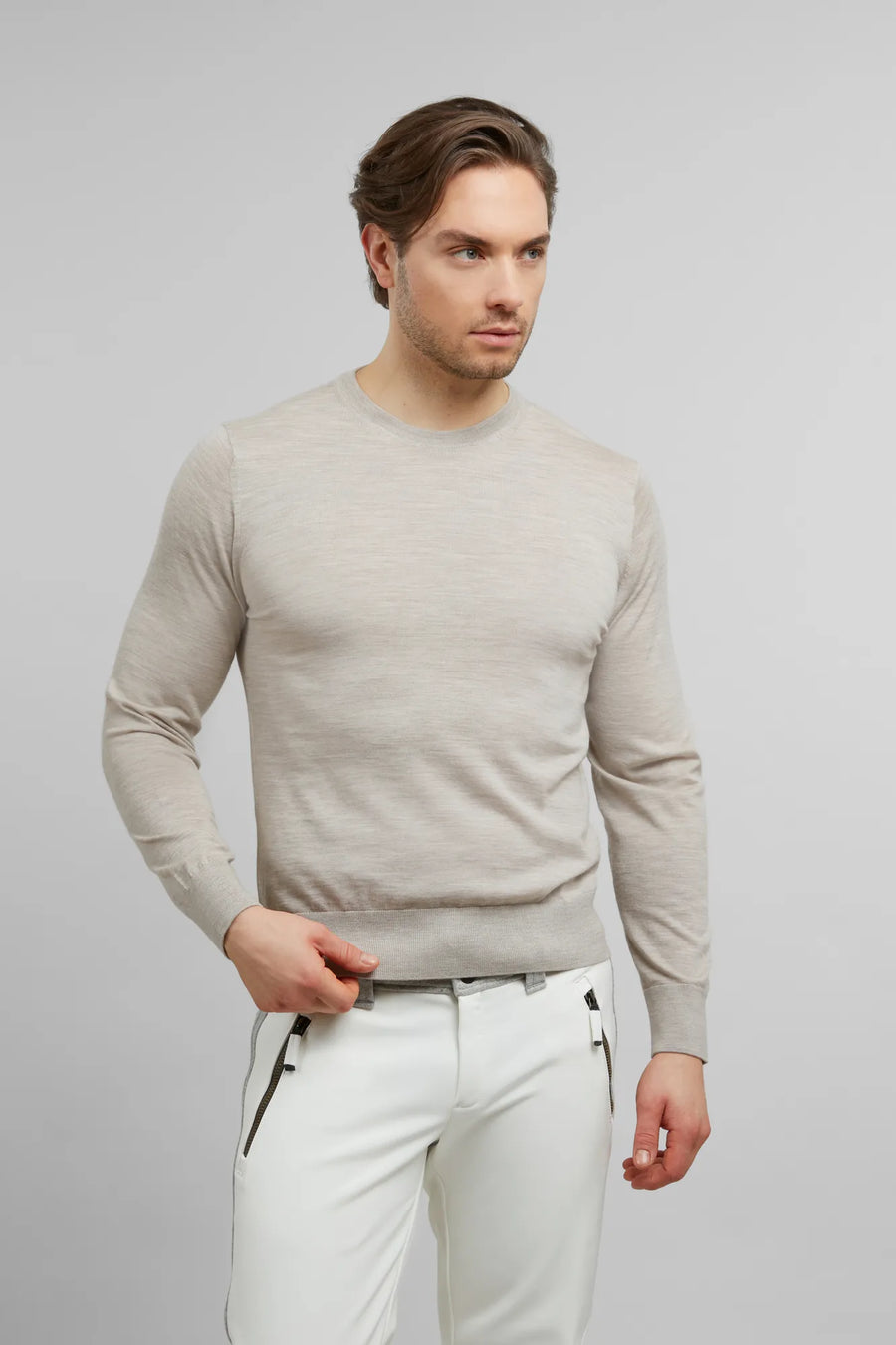Crew Neck Knit Sweater – Jones