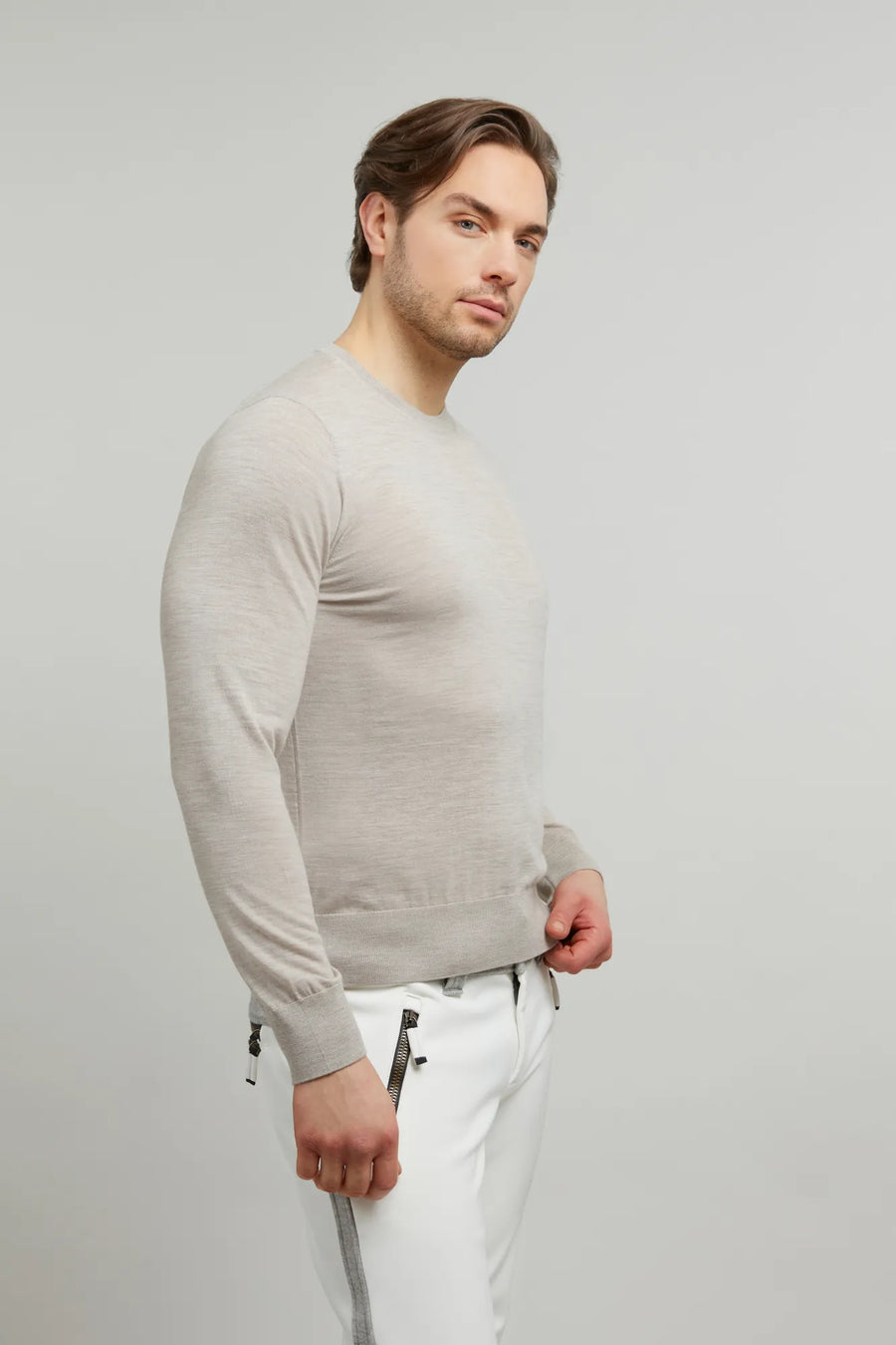 Crew Neck Knit Sweater – Jones