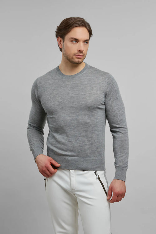 Strickpullover mit Rundhalsausschnitt - Jones