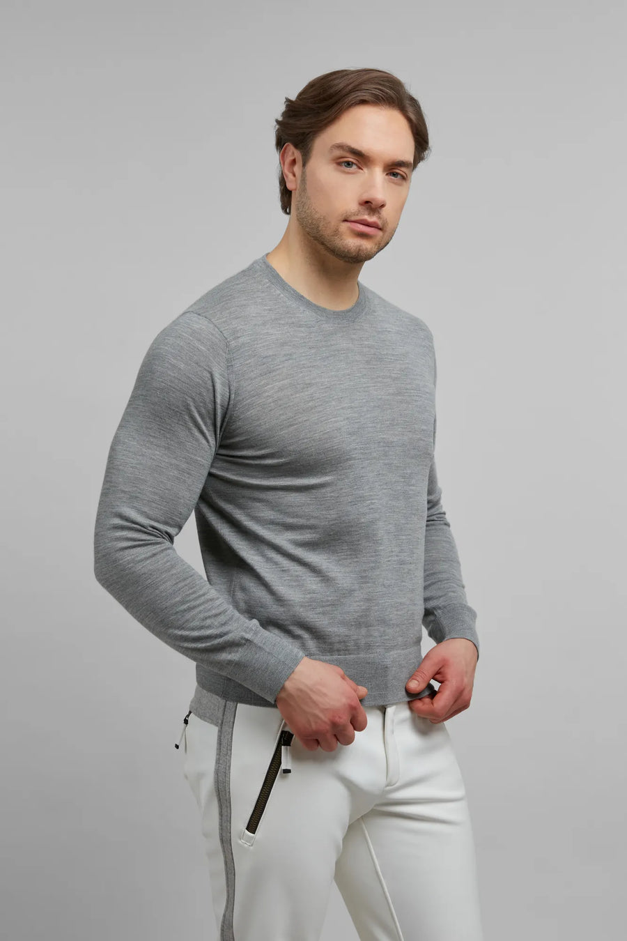 Crew Neck Knit Sweater – Jones