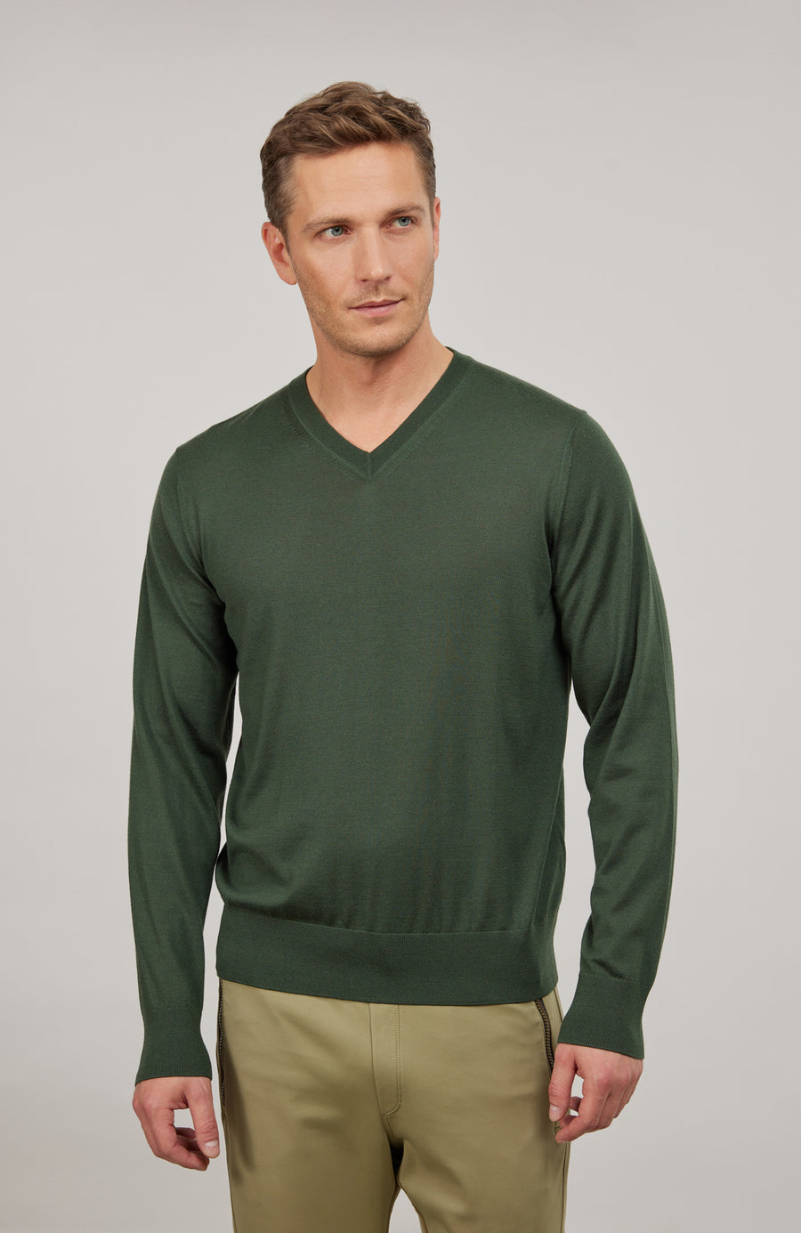 Strickpullover mit V-Ausschnitt - Roy
