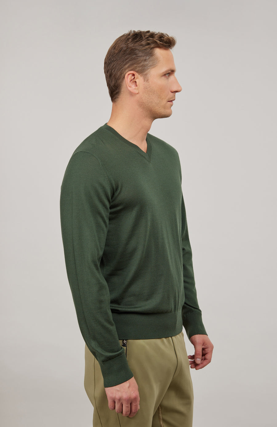 Strickpullover mit V-Ausschnitt - Roy