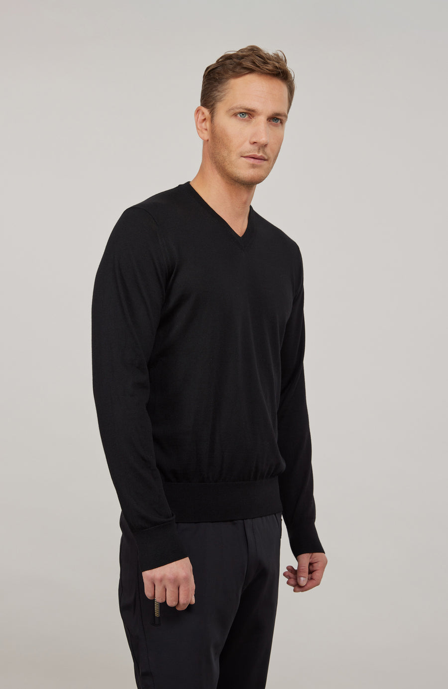 Strickpullover mit V-Ausschnitt - Roy