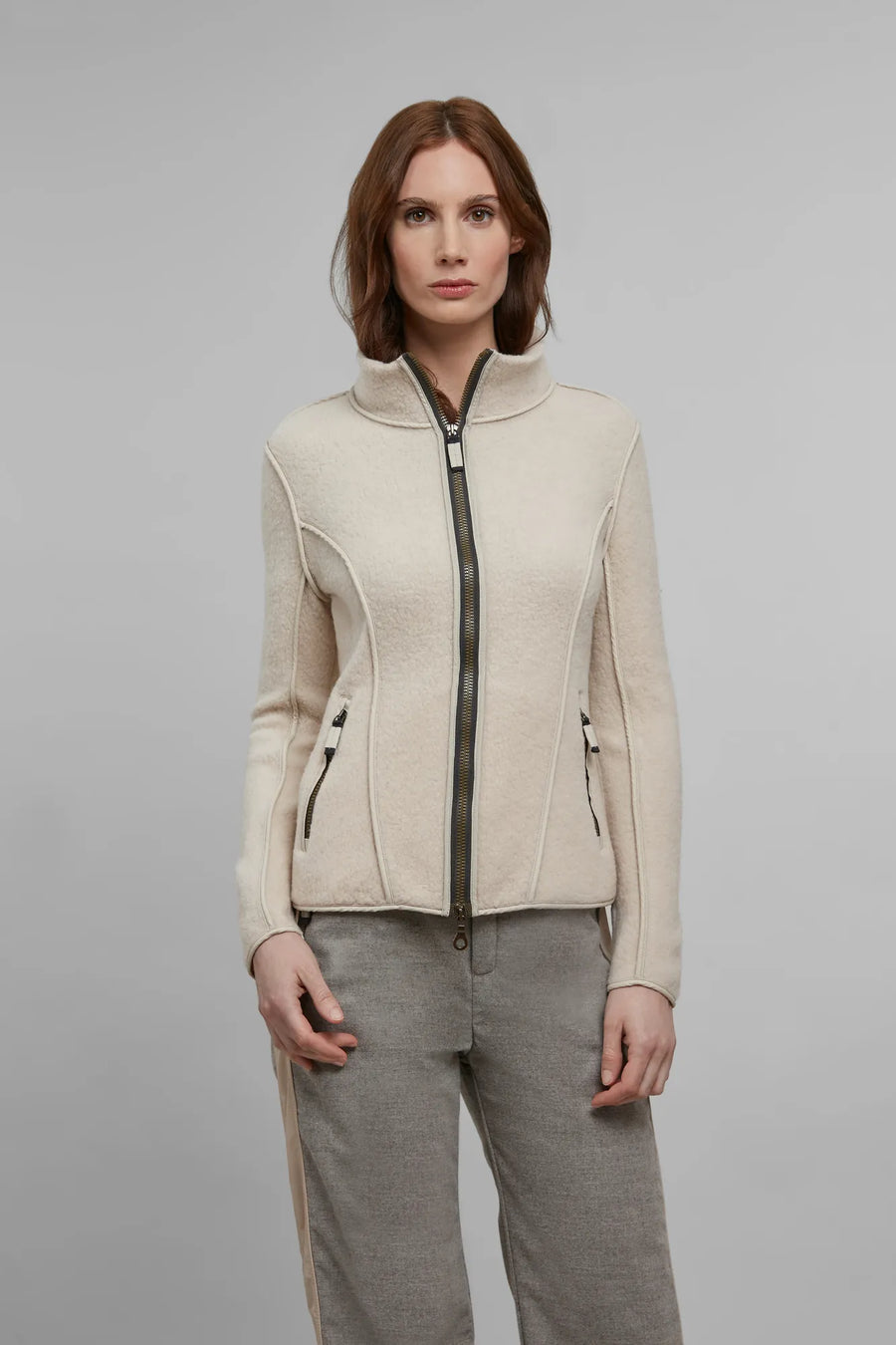 Jacke aus Biodegradable Wool Fleece - Esther