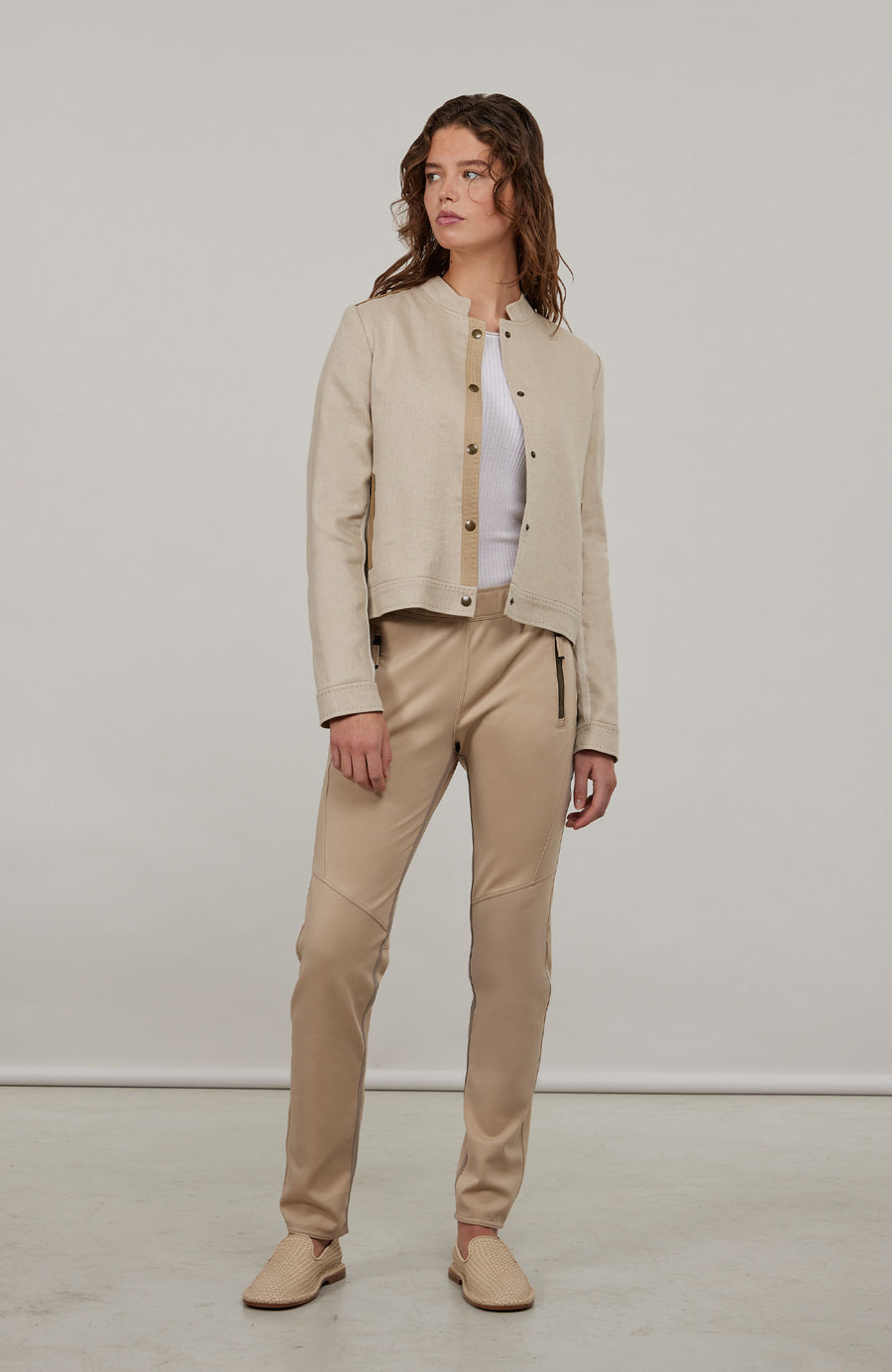 Blazer aus Baumwoll-Leinen - Emmy