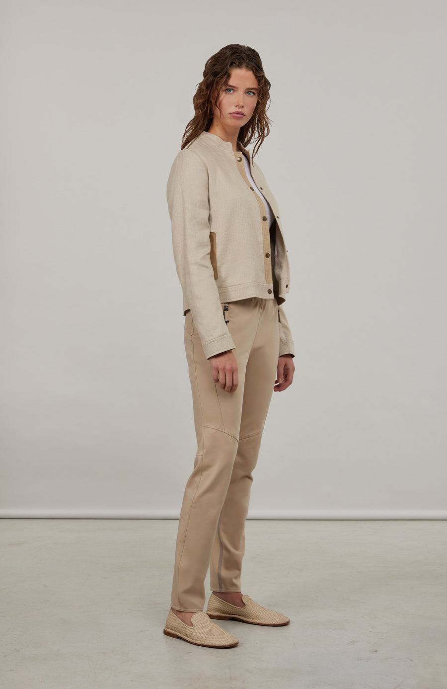 Blazer aus Baumwoll-Leinen - Emmy
